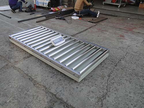 100kg帶（dài）打（dǎ）印滾輪秤 高精度滾（gǔn）筒輸送秤（chèng）定製