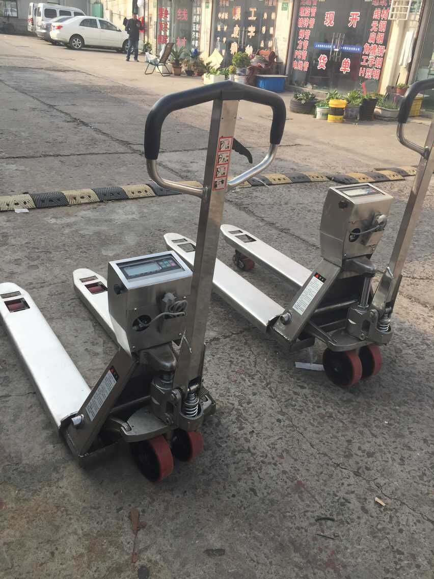 2噸工廠不鏽鋼叉車秤