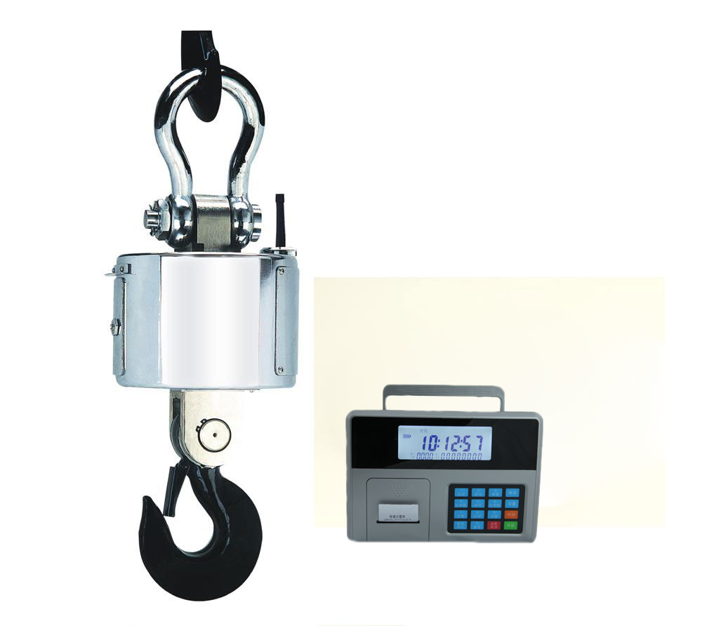 2噸無線（xiàn）吊磅帶大屏幕 2t行車吊秤廠家